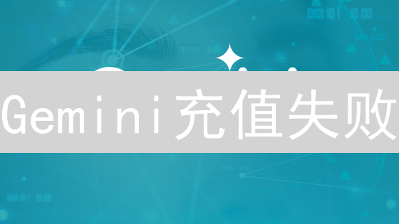 Gemini充值失败？8个原因+9个解决方案【避坑指南】